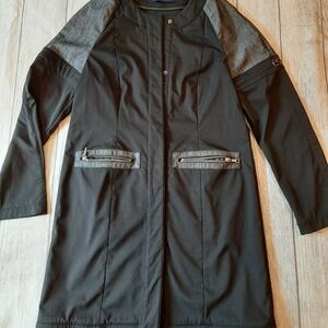Erin Snow Kelsey Black Full Zip Snap Jacket •Small